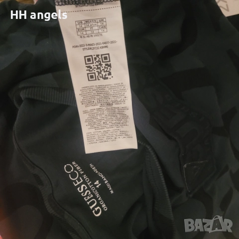 Guess тъмно синя тениска, снимка 4 - Тениски - 51936982