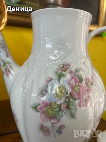 Лиможки порцелан “Claude Brachet“  Истински красавец с много богат и красив релеф, снимка 4 - Други - 51162568