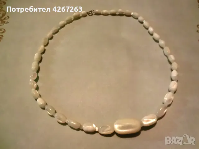 Стар седефен гердан, седефена огърлица, снимка 4 - Антикварни и старинни предмети - 49065259