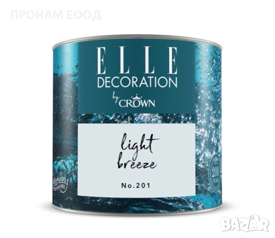 Интериорна боя Elle by Crown 125 ml, снимка 6 - Бои, лакове, мазилки - 53452969