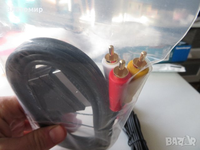 Аудио видео кабели SCART-3RCA (скарт към 3 чинча) и 3 чинча към 3 чинча, снимка 2 - Друга електроника - 43882111