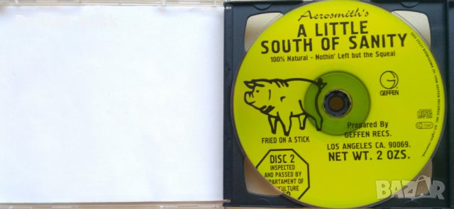 Aerosmith – A Little South Of Sanity (1998,	2 x CD), снимка 3 - CD дискове - 37963505