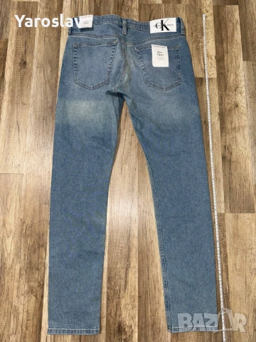 Оригинални дънки Calvin Klein Jeans Slim Taper - W30 x L32 (с етикети), снимка 3 - Дънки - 53487583