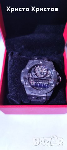 Мъжки луксозен часовник Hublot MP-11 Power Reserve 14 days 3D Carbon , снимка 5 - Мъжки - 36619549
