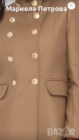 Sara Sweidan Зимно вълнено палто , снимка 4 - Палта, манта - 52647151