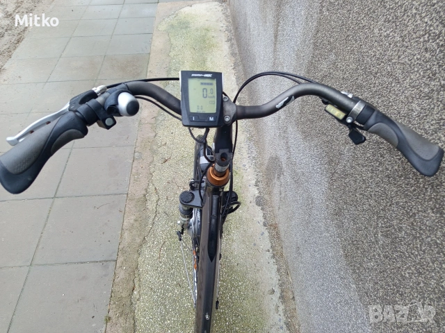 28 цола електрически велосипед с 7 скорости усилени капли амортисьори предни палцови команди , снимка 4 - Велосипеди - 53517828