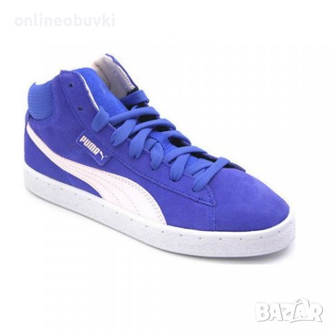 Ликвидация!!!Високи кецове Puma 1948 Синьо/Бяло№35 1/2, снимка 1