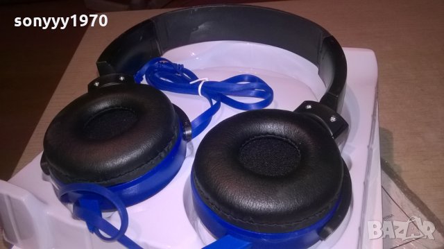 SONY HEADPHONES-NEW BLUE, снимка 9 - Слушалки и портативни колонки - 26647143