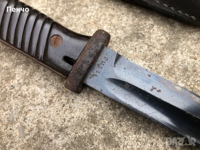 стар немски щик МАУЗЕР К98, снимка 10 - Антикварни и старинни предмети - 49460517