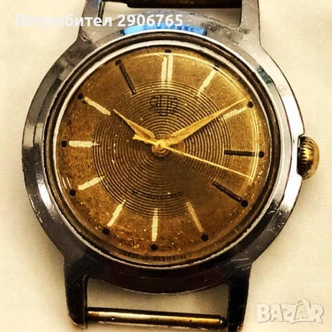  GUB glashutte 60.1 Германия работещ, снимка 3 - Антикварни и старинни предмети - 52231409