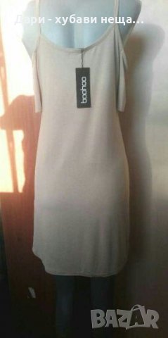 Туника/рокля от трико, с отворени рамена🍀❤M/L,L❤🍀арт.4405, снимка 3 - Туники - 37441610