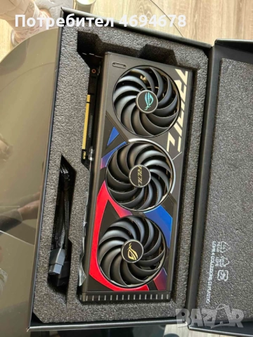 ASUS ROG STRIX RTX 4070Ti 12gb, снимка 6 - Видеокарти - 52922616