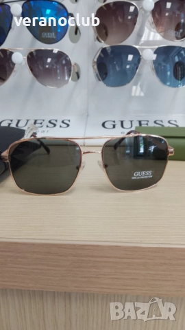 GUESS мъжки слънчеви очила GOLD, снимка 4 - Слънчеви и диоптрични очила - 51788397