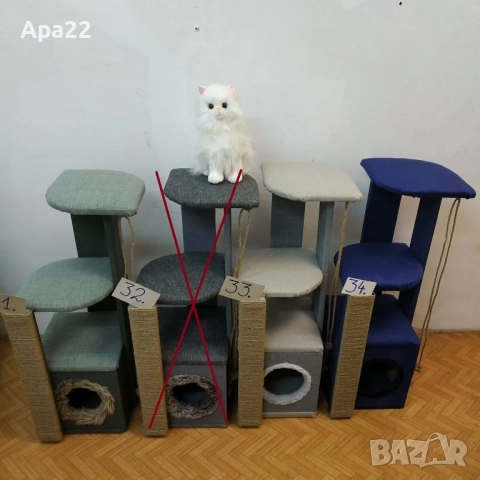 НОВИ КОТЕШКИ КАТЕРУШКИ С КЪЩИЧКА – 90 см ОБЛЕН , снимка 15 - За котки - 52484339