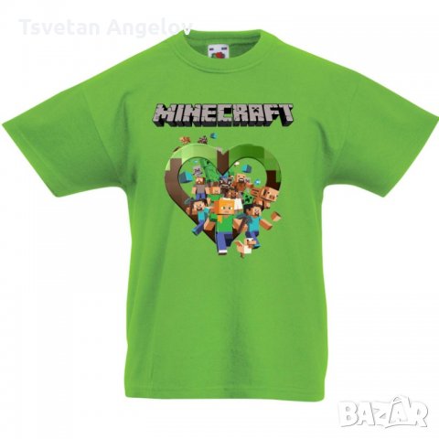 Детска тениска майнкрафт Minecraft 5, снимка 3 - Детски тениски и потници - 32697386