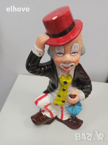 Керамичен клоун, снимка 3 - Антикварни и старинни предмети - 32821993