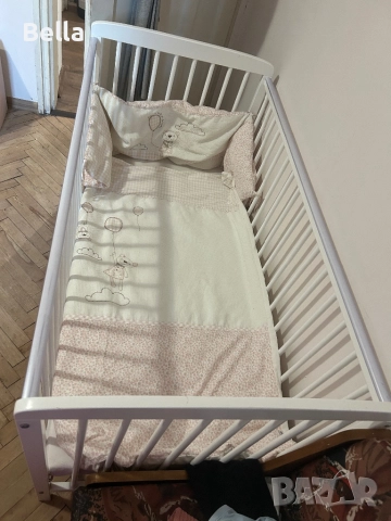 Бебешко креватче, матрак и чаршафи, завивка, снимка 2 - Бебешки легла и матраци - 52956183