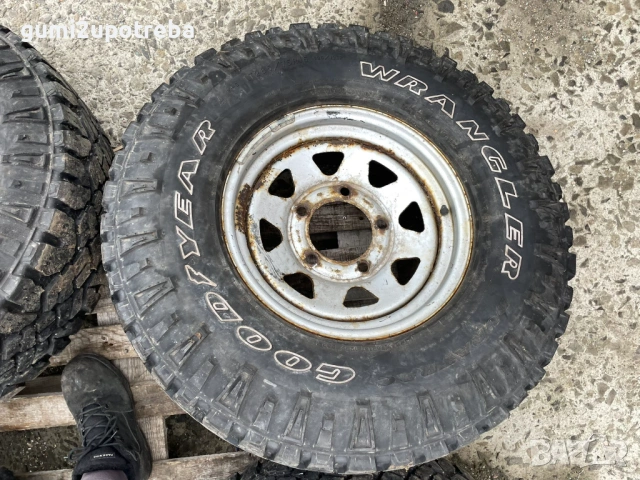 16 джанти 5х165,1 Land Rover Defender 7J et8 Goodyear 285/75/16, снимка 5 - Гуми и джанти - 53235762