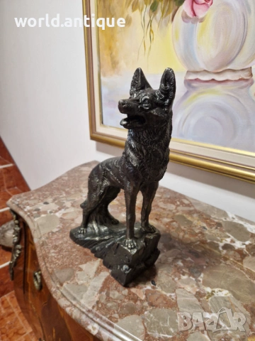 Прекрасна антикварна френска фигура статуетка скулптура , снимка 5 - Статуетки - 53139511