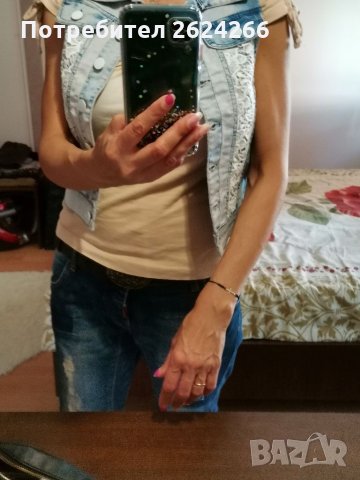 Дамски дънков елек Signet, снимка 5 - Елеци - 28525457