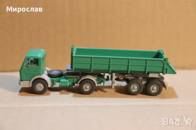 WIKING 1:87 H0 MERCEDES САМОСВАЛ ГОНДОЛА КАМИОН TIR МОДЕЛ