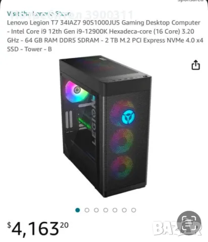 Lenovo Legion T7 34IAZ7 90S1000JUS Gaming Desktop Computer, снимка 1 - Геймърски - 48906509