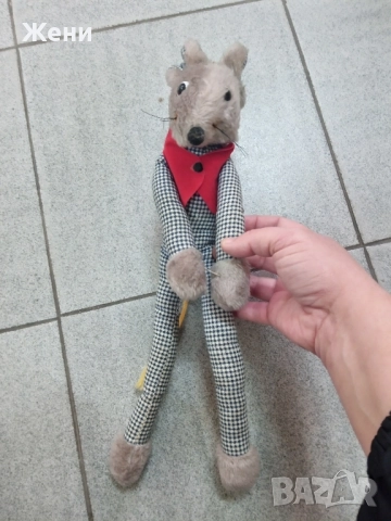 💖Скъпи колекционерски плюшени играчки - клоун, плъх, лешояд, мишка, снимка 13 - Плюшени играчки - 52533585