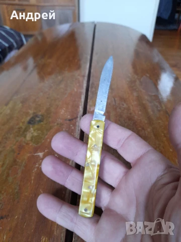 Стар джобен нож,ножче,ножка #120, снимка 6 - Антикварни и старинни предмети - 50633798