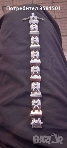 43/Сребърна Гривна-95грама.🇧🇬, снимка 5 - Гривни - 43385558