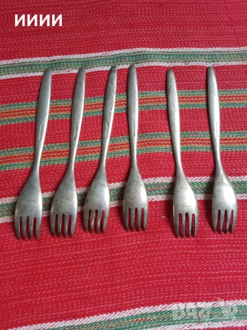 Посребрени вилици WMF, снимка 2 - Антикварни и старинни предмети - 52351421