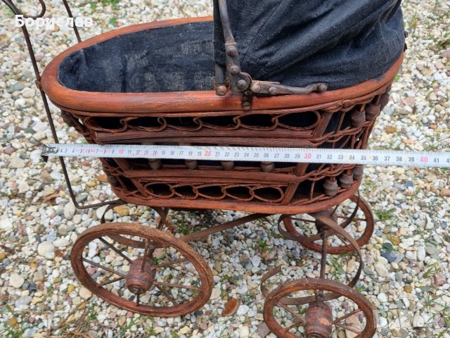 Детска количка, снимка 4 - Антикварни и старинни предмети - 40227647