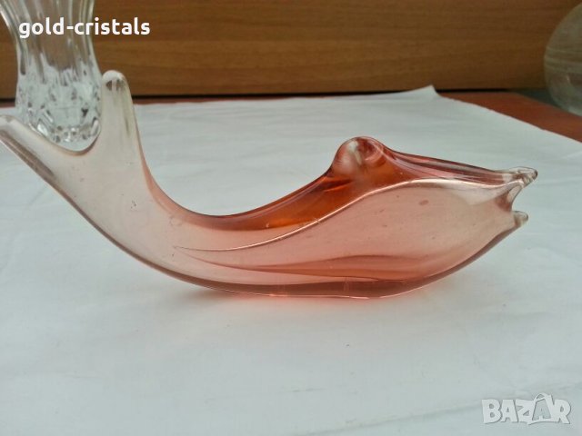 стъклена  риба цветно стъкло , снимка 2 - Антикварни и старинни предмети - 27472941