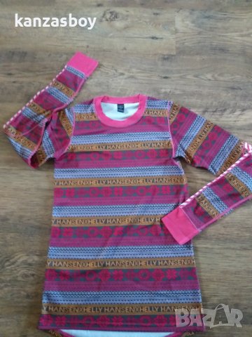 helly hansen -  дамска блуза-беислеар КАТО НОВА, снимка 3 - Блузи с дълъг ръкав и пуловери - 43505679