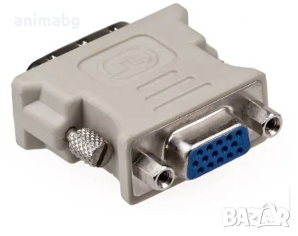 ANIMABG Преходник DVI към VGA, снимка 1 - Части и Платки - 43845517