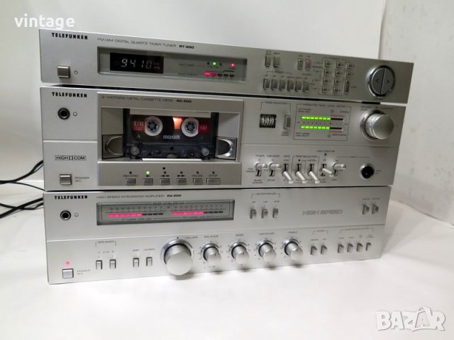 Telefunken set RA 200_RC 200_RT 200, снимка 16 - Аудиосистеми - 38017650