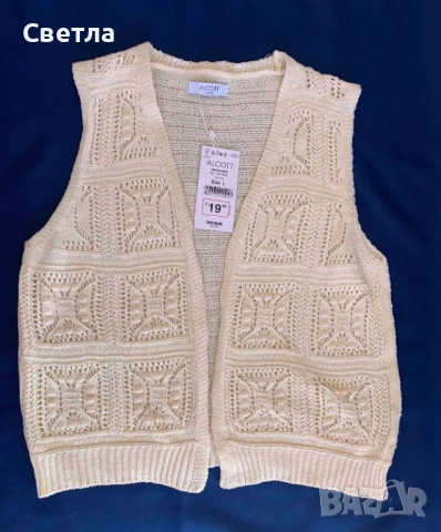 Жилетки дамски,повечето нови,всяка с размер и ценар-р M-L/L, подробно в описанието, по € 10 за брой, снимка 7 - Жилетки - 40355808