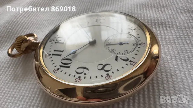 Джобен Часовник WALTHAM GRADE 645 16s, снимка 3 - Антикварни и старинни предмети - 48437866