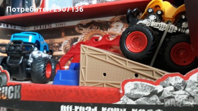 Комплект джип и мотор-бъги с рампа и огнен кръг, снимка 6 - Коли, камиони, мотори, писти - 34969595