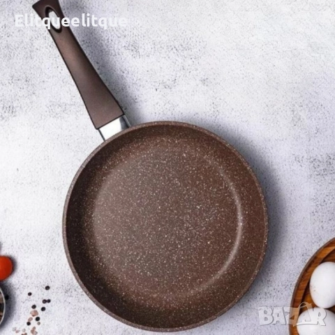 Гранитен тиган Olina – здравина и удобство в кухнята, снимка 2 - Съдове за готвене - 52339832