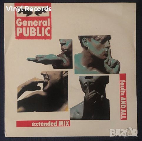 General Public – Faults And All, Vinyl 12"