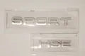 Емблема SPORT HSE за Range Rover - Черен гланц/Черен мат, снимка 3