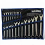 Комплект звездогаечни тресчотни ключове 6 - 32 мм 22 части HAWEK , снимка 5