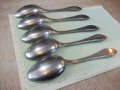 Лот от 5 бр. лъжици от завод "П. Денев", снимка 5