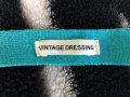 Vintage Dressing S/M елегантен секси леко изрязан гръб френски топ блуза тюркоаз, снимка 7