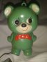Sankyo Japan Vintage 70's Bear Toy Playing Music Four Minutes And Moving Eyes, Hand Wind-Up Movement, снимка 1 - Антикварни и старинни предмети - 39341221