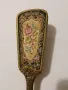  Стара аристократична хубава четка за дрехи с бродерия прекрасна бронзова изработка и хубава бродери, снимка 14