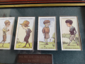 нова английска картина рамка  с картички на известни играчи на голф отлично състояние