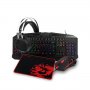 4 в 1 Комплект за Геймъри Redragon S112 Gaming Essentials RGB подсветка с 4 режима, снимка 1 - Клавиатури и мишки - 39198867