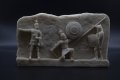 Гладиатори в битка и римски легионер, който сочи с палец надолу, снимка 1 - Статуетки - 40446930