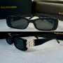 Balenciaga правоъгълни дамски слънчеви очила 1:1 с лого, снимка 1 - Слънчеви и диоптрични очила - 44865156